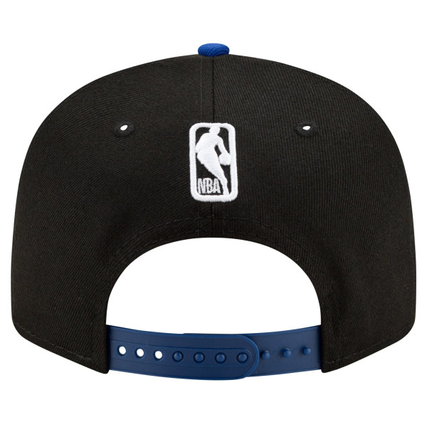 Бейсболка Golden State Warriors New Era Black/Royal Official Team Color 2Tone 9FIFTY