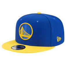 Бейсболка Golden State Warriors New Era Royal/Gold Official Team Color 2Tone 9FIFTY
