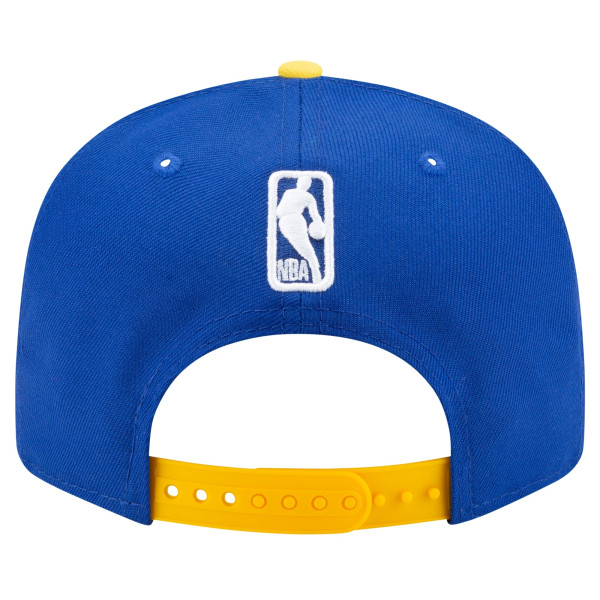 Бейсболка Golden State Warriors New Era Royal/Gold Official Team Color 2Tone 9FIFTY