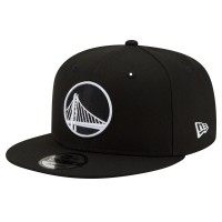 Бейсболка Golden State Warriors New Era Black & White 9FIFTY