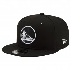 Бейсболка Golden State Warriors New Era Black & White 9FIFTY