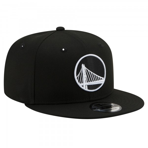 Бейсболка Golden State Warriors New Era Black & White 9FIFTY