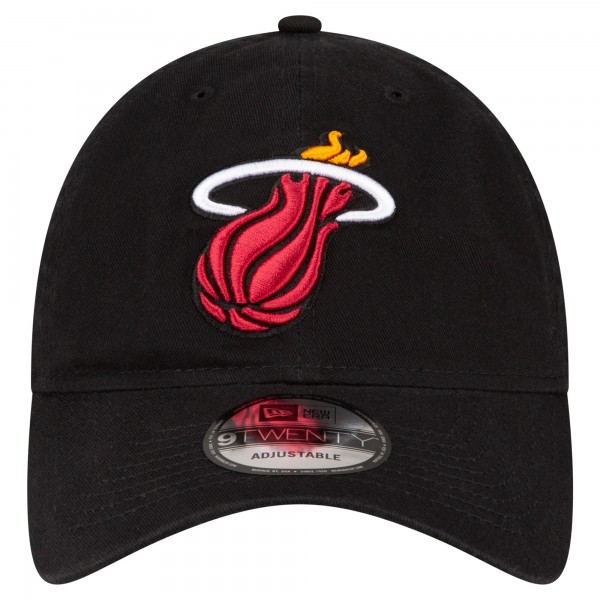Бейсболка Miami Heat New Era Black Team 2.0 9TWENTY