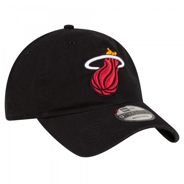 Бейсболка Miami Heat New Era Black Team 2.0 9TWENTY