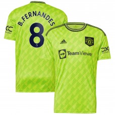 Игровая форма  Bruno Fernandes Manchester United adidas 2022/23 Third Replica Player - Neon Green