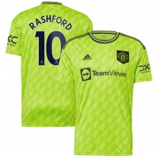 Игровая форма  Marcus Rashford Manchester United adidas 2022/23 Third Replica Player - Neon Green