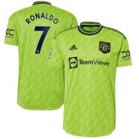 Игровая форма  Cristiano Ronaldo Manchester United adidas 2022/23 Third Authentic Player - Neon Green