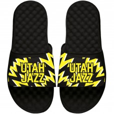 Utah Jazz ISlide High Energy Slide Sandal - Black