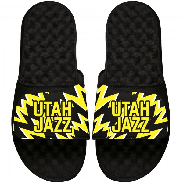 Шлепки Utah Jazz ISlide High Energy - Black