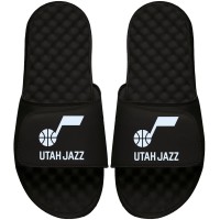Шлепки Utah Jazz ISlide Stacked - Black
