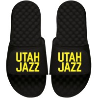 Шлепки Utah Jazz ISlide Wordmark - Black