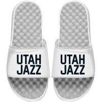Шлепки Utah Jazz ISlide Wordmark - White