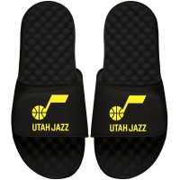 Шлепки Utah Jazz ISlide Team Color Stacked - Black