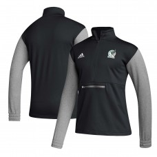 Mexico National Team adidas Crest Long Sleeve Half-Zip Top - Black