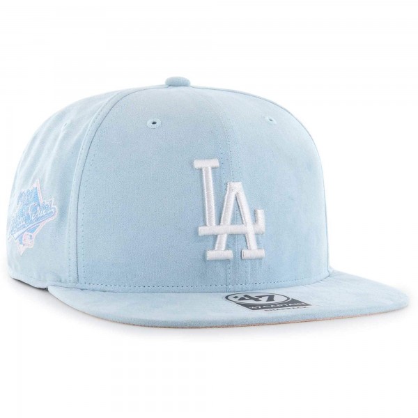 Бейсболка Los Angeles Dodgers 47 Ultra Suede Captain - Light Blue