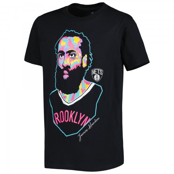 Футболка Youth Brooklyn Nets James Harden Black Artist Series Player