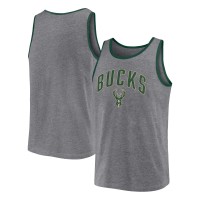 Майка Milwaukee Bucks Primary Logo - Heather Gray