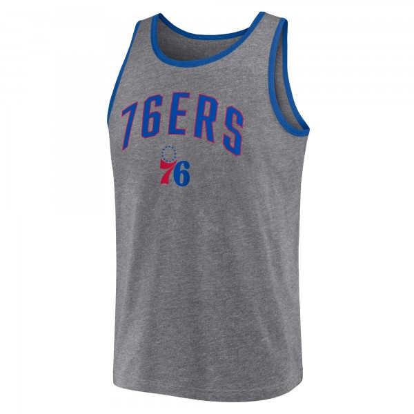Майка Philadelphia 76ers Primary Logo - Heather Gray