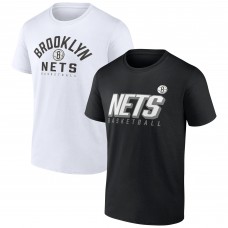 Футболка Brooklyn Nets Player Pack Combo Set - Black/White