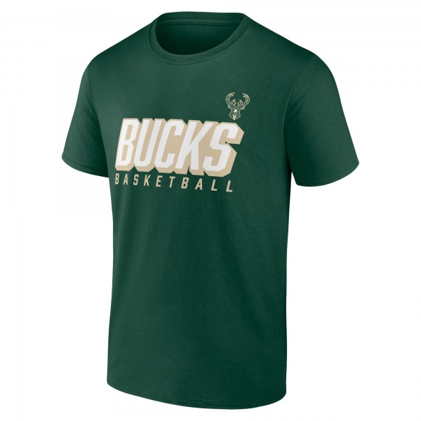 Футболка Milwaukee Bucks Player Pack Combo Set - Hunter Green/White
