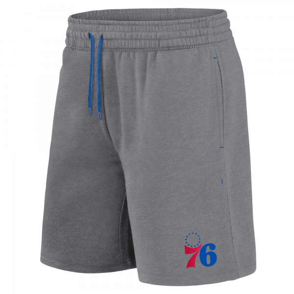 Шорты Футболка Philadelphia 76ers Arch & Combo Set - Royal/Heather Gray