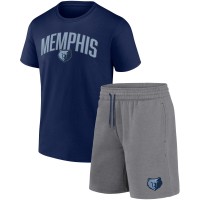 Шорты Футболка Memphis Grizzlies Arch & Combo Set - Navy/Heather Gray