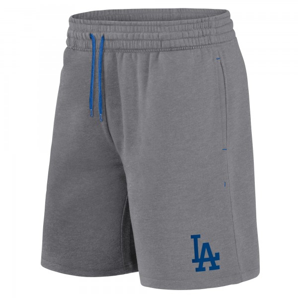 Los Angeles Dodgers Fanatics Royal/Heather Gray Arch T-Shirt & Shorts Combo Set