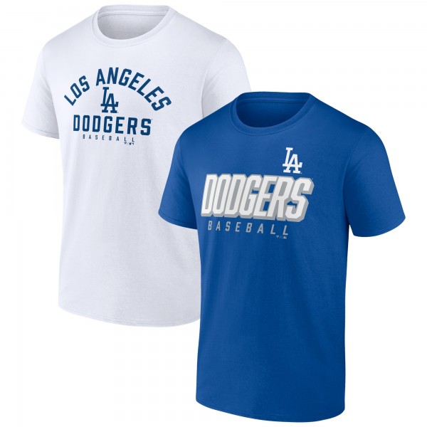 Los Angeles Dodgers Fanatics Royal/White Player Pack T-Shirt Combo Set