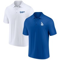 Los Angeles Dodgers Fanatics Royal/White Dueling Logos Polo Combo Set
