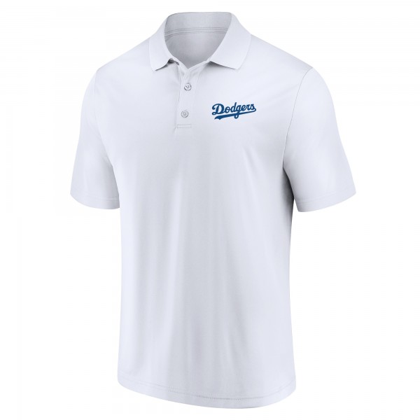Los Angeles Dodgers Fanatics Royal/White Dueling Logos Polo Combo Set