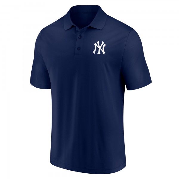 New York Yankees Fanatics Navy/Gray Dueling Logos Polo Combo Set