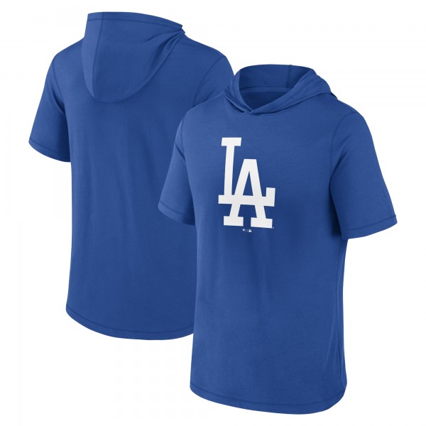 Los Angeles Dodgers Fanatics Royal Short Sleeve Hoodie T-Shirt