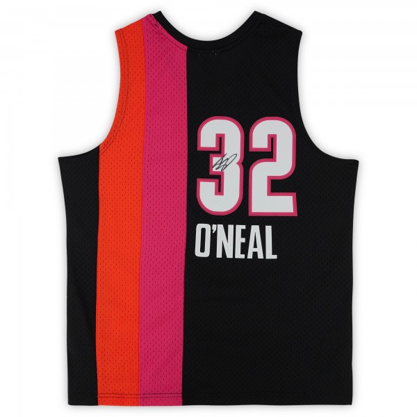 Игровая джерси Autographed Miami Heat Shaquille ONeal Fanatics Authentic Mitchell & Ness Alternate 2005-06 Swingman
