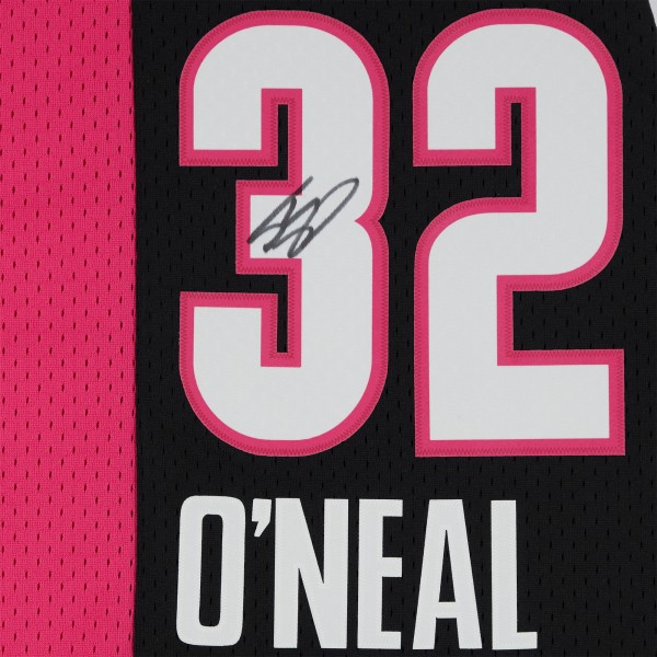 Игровая джерси Autographed Miami Heat Shaquille ONeal Fanatics Authentic Mitchell & Ness Alternate 2005-06 Swingman