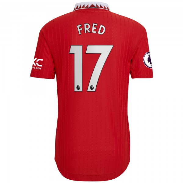 Игровая форма  Fred Manchester United adidas 2022/23 Home Authentic Player - Red