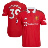 Игровая форма  Scott McTominay Manchester United adidas 2022/23 Home Authentic Player - Red
