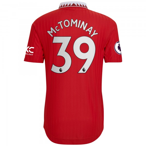 Игровая форма  Scott McTominay Manchester United adidas 2022/23 Home Authentic Player - Red