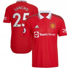 Игровая форма  Jadon Sancho Manchester United adidas 2022/23 Home Authentic Player - Red
