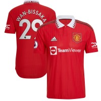 Игровая форма  Aaron Wan-Bissaka Manchester United adidas 2022/23 Home Authentic Player - Red