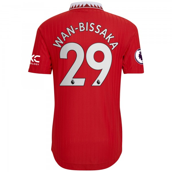 Игровая форма  Aaron Wan-Bissaka Manchester United adidas 2022/23 Home Authentic Player - Red