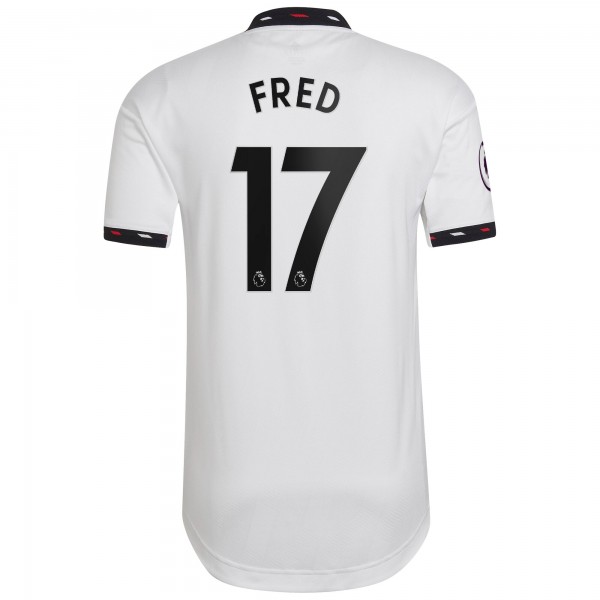 Игровая форма  Fred Manchester United adidas 2022/23 Away Authentic Player - White