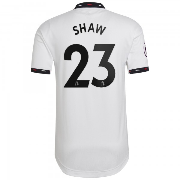 Игровая форма  Luke Shaw Manchester United adidas 2022/23 Away Authentic Player - White