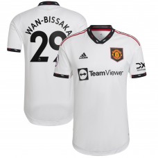 Игровая форма  Aaron Wan-Bissaka Manchester United adidas 2022/23 Away Authentic Player - White