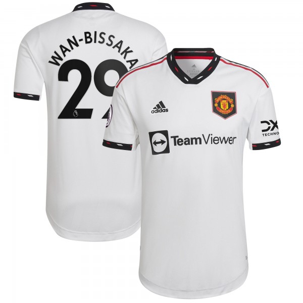 Игровая форма  Aaron Wan-Bissaka Manchester United adidas 2022/23 Away Authentic Player - White