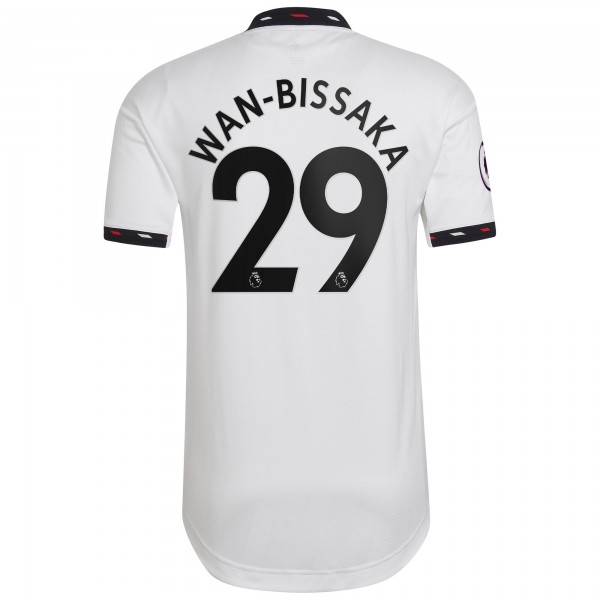 Игровая форма  Aaron Wan-Bissaka Manchester United adidas 2022/23 Away Authentic Player - White