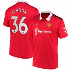 Игровая форма  Anthony Elanga Manchester United adidas 2022/23 Home Replica Player - Red