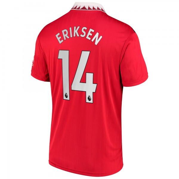 Игровая форма  Christian Eriksen Manchester United adidas 2022/23 Home Replica Player - Red