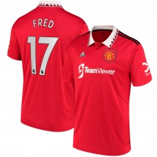 Игровая форма  Fred Manchester United adidas 2022/23 Home Replica Player - Red