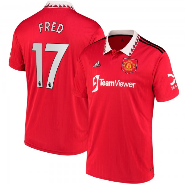 Игровая форма  Fred Manchester United adidas 2022/23 Home Replica Player - Red
