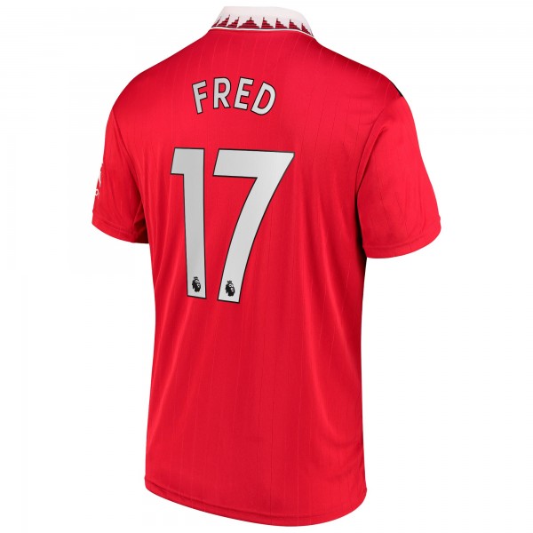 Игровая форма  Fred Manchester United adidas 2022/23 Home Replica Player - Red